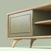grand meuble de couleur tv design en chêne Bernadette 180